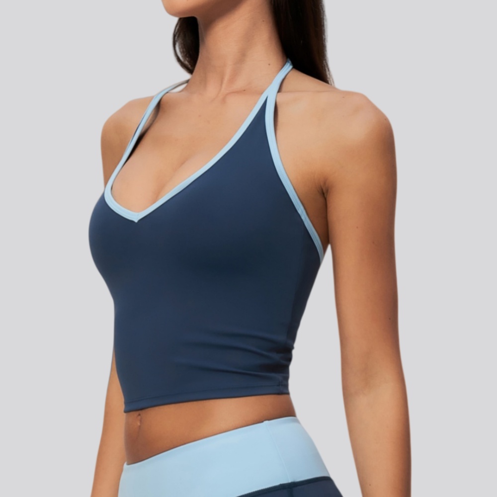 J-Yoga Fitness - Women's Yoga Tank Top With Chest