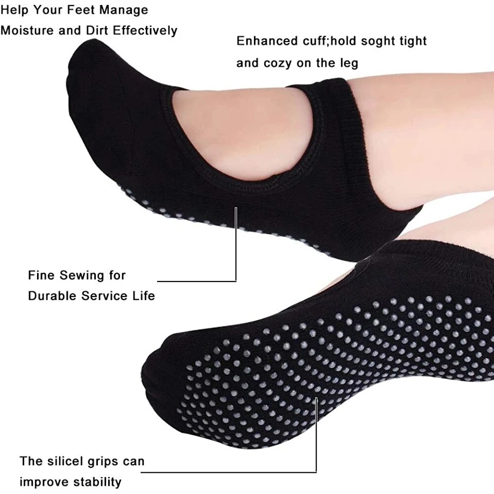 High Quality Women Yoga Socks  - Fitness Yoga Pilates review and price