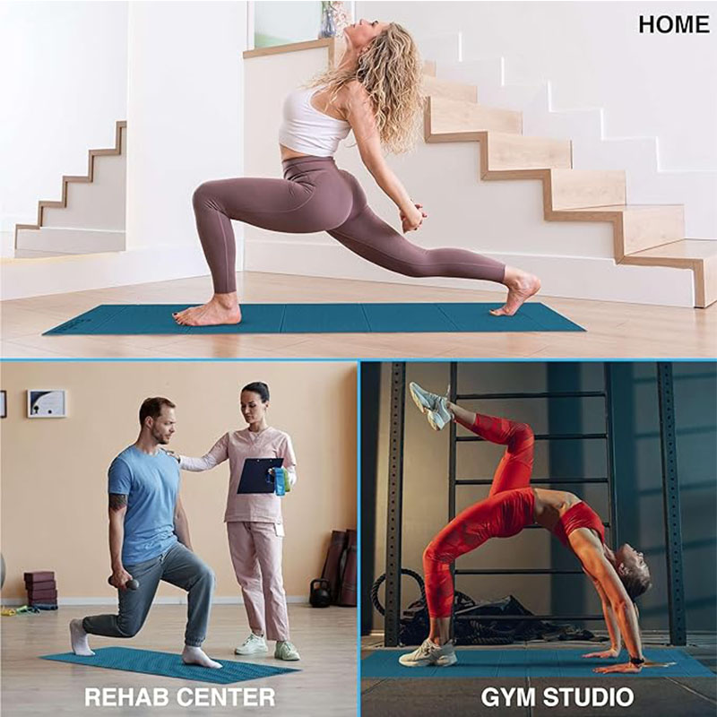 Custom TPE Non-Slip Yoga Mat E - Yoga Fitness Logo Design review and price