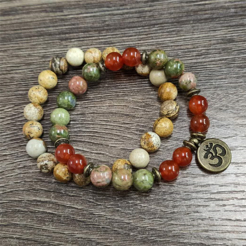 Charm Stone Wrist Mala Healing - J-Yoga Fitness review and price