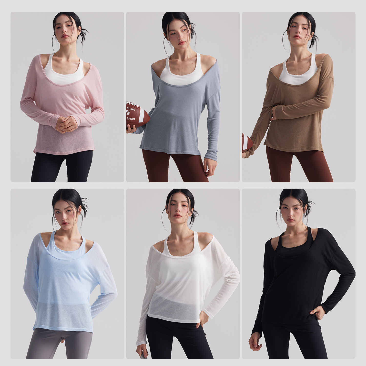 Women Loose Semi Sheer Long Sl - Yoga Fitness Up review and price