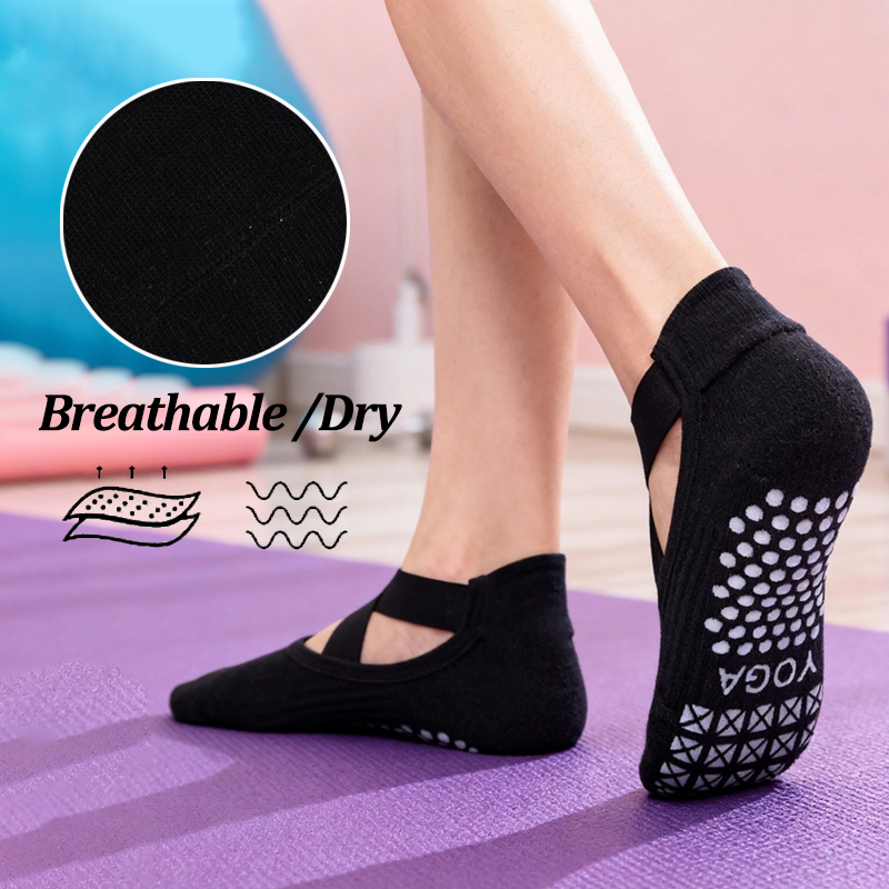 Women Non-Slip Yoga Socks Sili - Fitness Yoga Pilates review and price