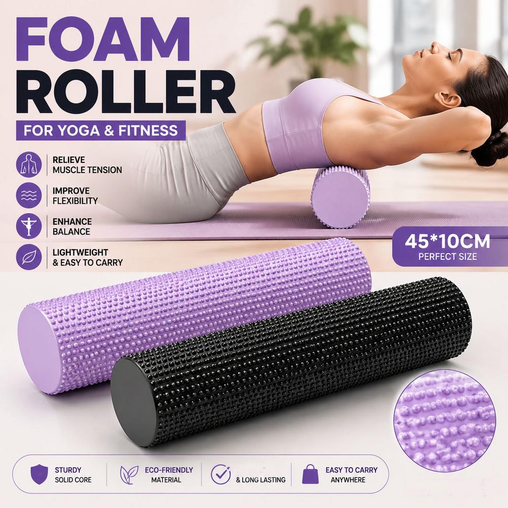 Yoga Foam Roller EVA High Dens - Yoga Fitness Trainer review and price