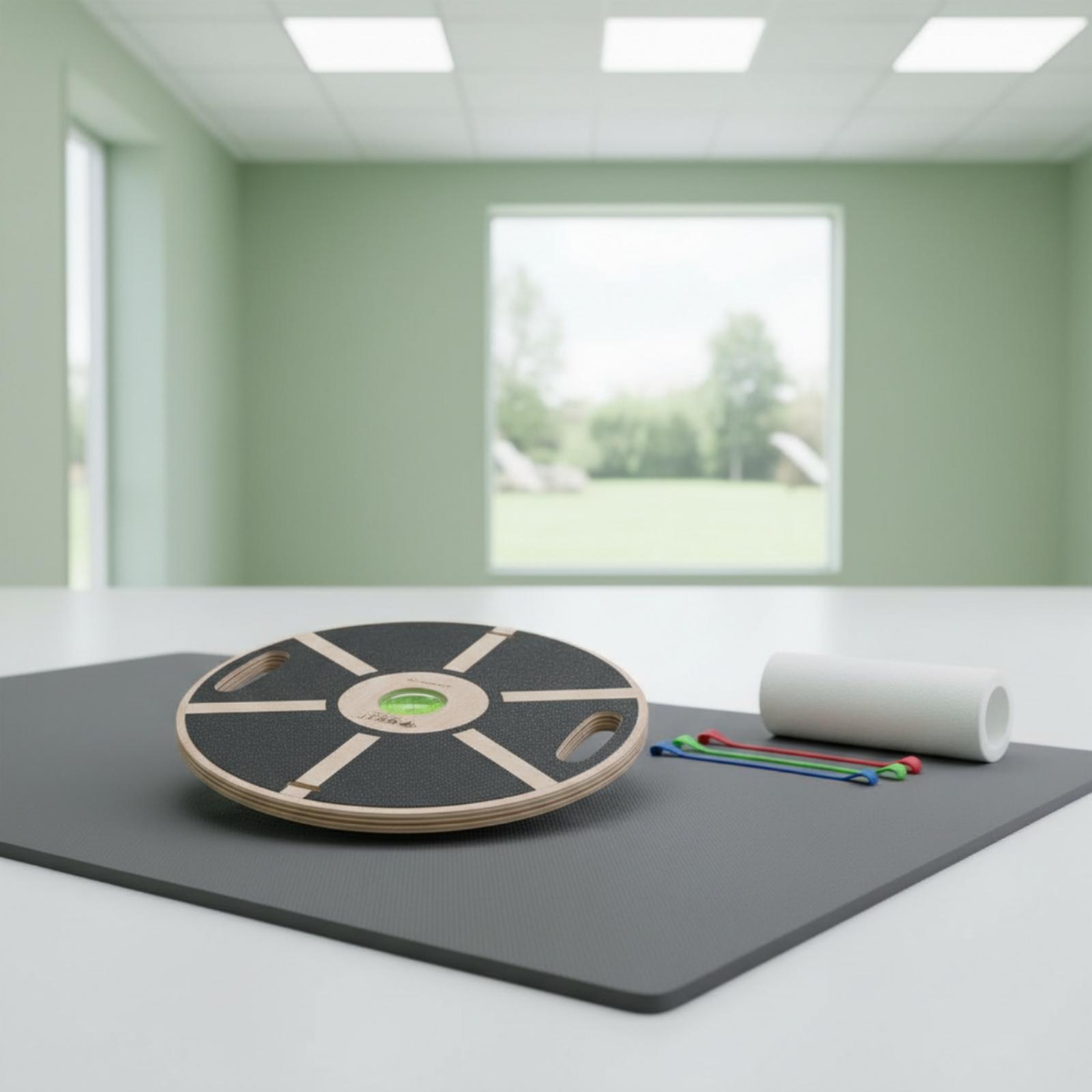 Home Fitness Wooden Balance Bo - Yoga Fitness Trainer review and price