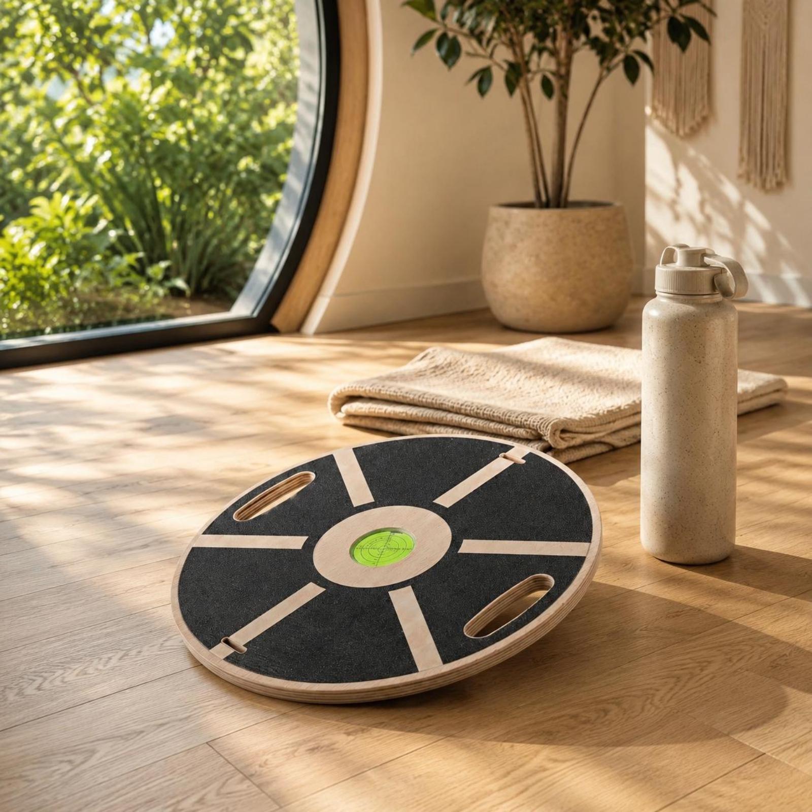 Home Fitness Wooden Balance Bo - Yoga Fitness Trainer review and price