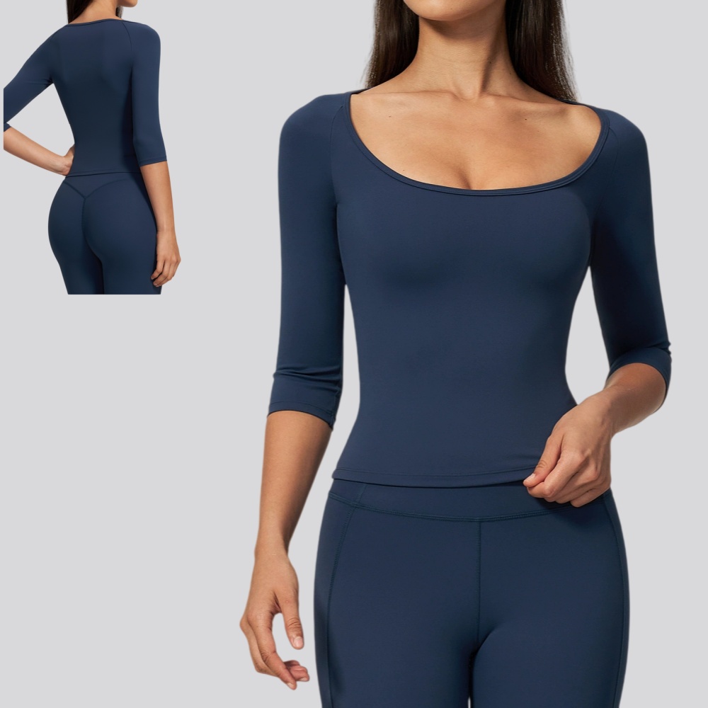 3/4 Sleeve Crop Yoga Top for W - J-Yoga Fitness review and price