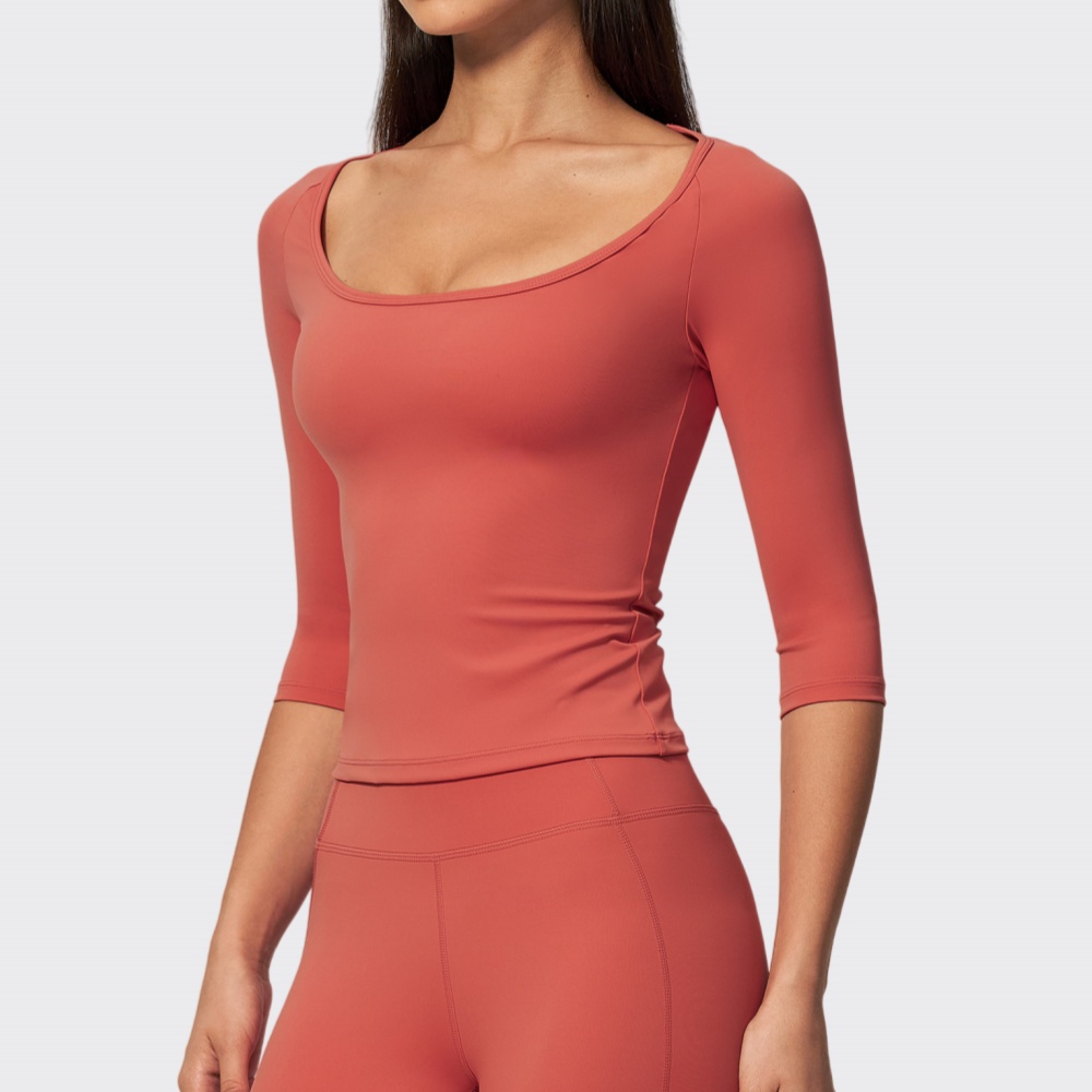 3/4 Sleeve Crop Yoga Top for W - J-Yoga Fitness review and price