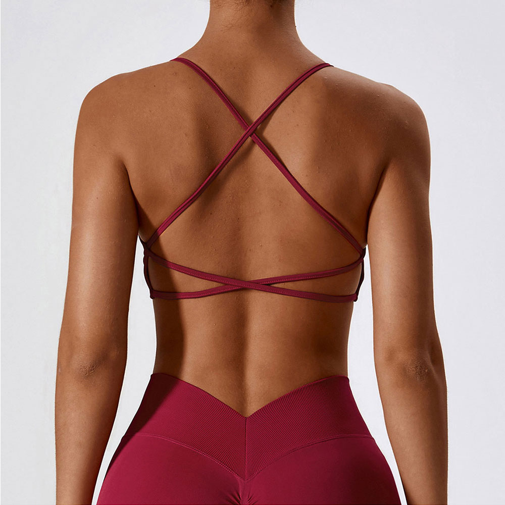 Women Cross Strap Sports Bra W - Yoga Fitness Up review and price
